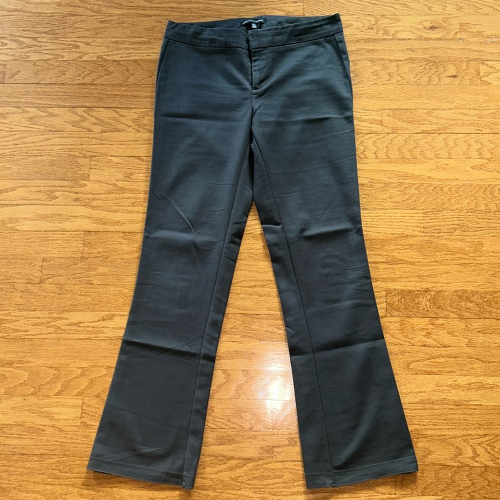 SAKS FIFTH AVE GRAY STRETCH BOOT CUT DRESS PANT SIZE 6